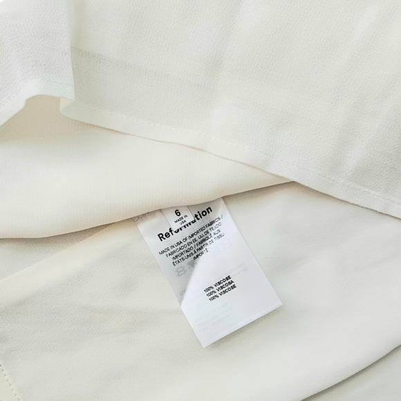 Reformation Besse Dress Ivory - Picture 9 of 9